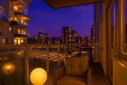 Balkong eller utsiktsbild