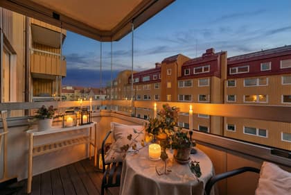 Balkong eller utsiktsbild