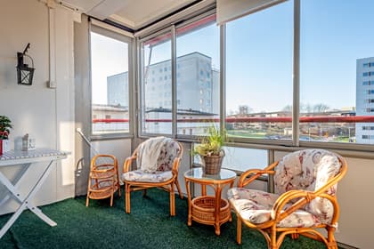 Balkong eller utsiktsbild