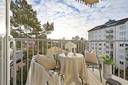 Balkong eller utsiktsbild