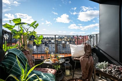 Balkong eller utsiktsbild