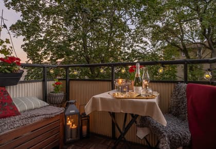 Balkong eller utsiktsbild