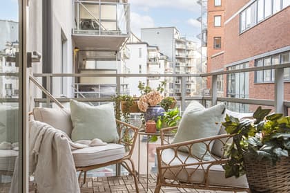 Balkong eller utsiktsbild