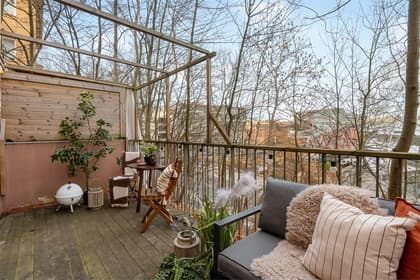 Balkong eller utsiktsbild