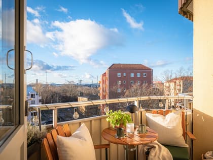 Balkong eller utsiktsbild