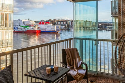 Balkong eller utsiktsbild