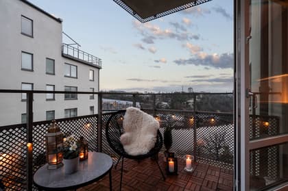 Balkong eller utsiktsbild