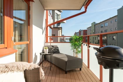 Balkong eller utsiktsbild