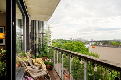 Balkong eller utsiktsbild