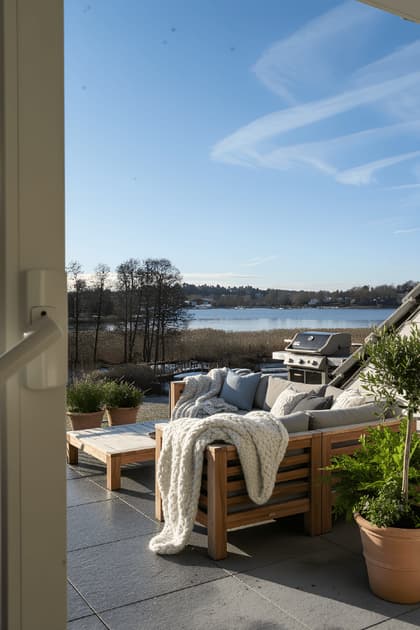 Balkong eller utsiktsbild