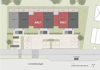 Illustrerad karta över fastigheten eller området