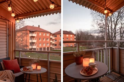 Balkong eller utsiktsbild