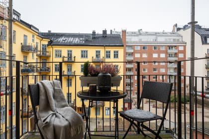 Balkong eller utsiktsbild