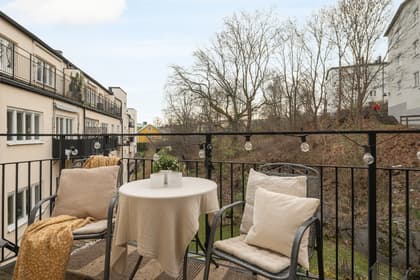 Balkong eller utsiktsbild