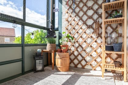 Balkong eller utsiktsbild