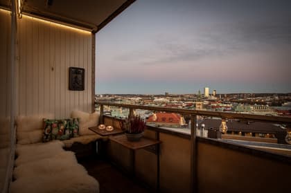 Balkong eller utsiktsbild