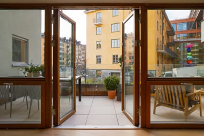 Balkong eller utsiktsbild