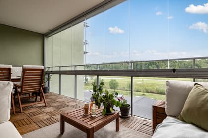 Balkong eller utsiktsbild