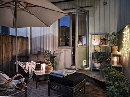 Balkong eller utsiktsbild