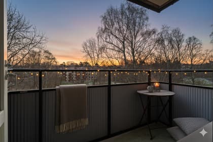 Balkong eller utsiktsbild