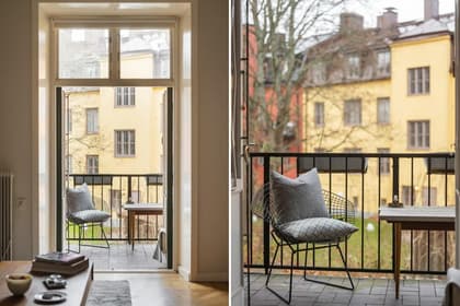 Balkong eller utsiktsbild