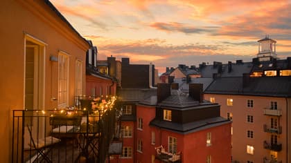 Balkong eller utsiktsbild