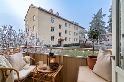 Balkong eller utsiktsbild