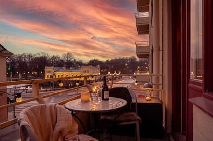 Balkong eller utsiktsbild