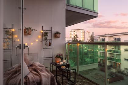 Balkong eller utsiktsbild