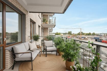 Balkong eller utsiktsbild