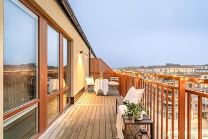 Balkong eller utsiktsbild