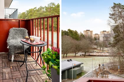 Balkong eller utsiktsbild