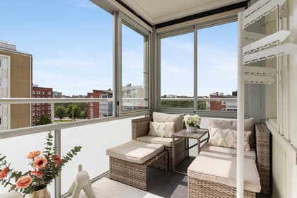 Balkong eller utsiktsbild