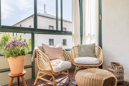 Balkong eller utsiktsbild