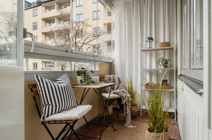 Balkong eller utsiktsbild