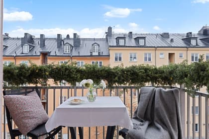 Balkong eller utsiktsbild