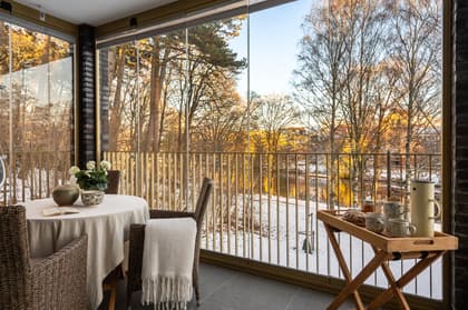 Balkong eller utsiktsbild