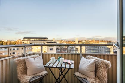 Balkong eller utsiktsbild