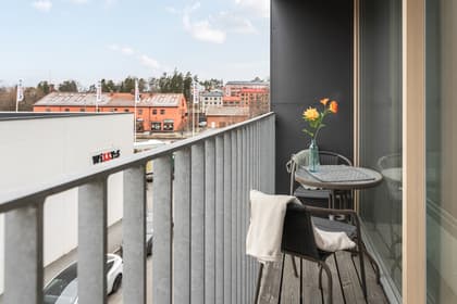 Balkong eller utsiktsbild