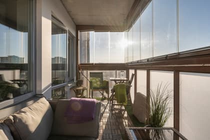 Balkong eller utsiktsbild