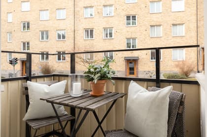 Balkong eller utsiktsbild