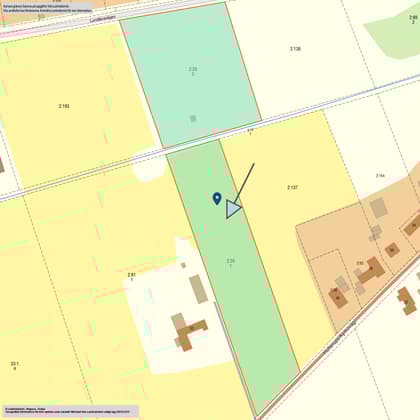 Illustrerad karta över fastigheten eller området