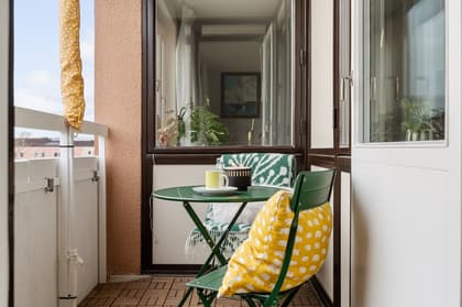 Balkong eller utsiktsbild