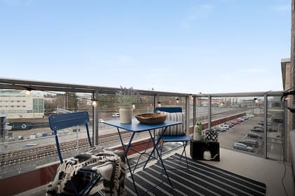 Balkong eller utsiktsbild