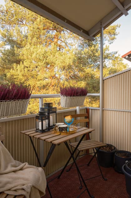 Balkong eller utsiktsbild