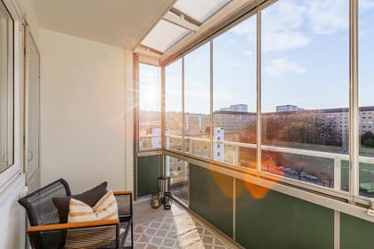 Balkong eller utsiktsbild