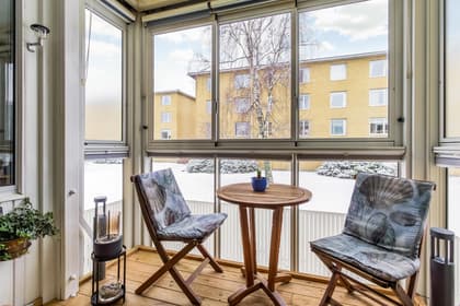 Balkong eller utsiktsbild