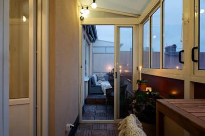 Balkong eller utsiktsbild