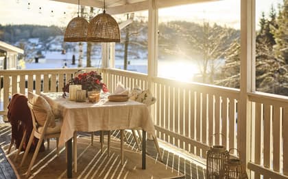 Balkong eller utsiktsbild