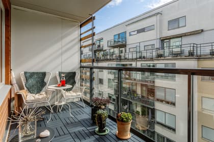 Balkong eller utsiktsbild